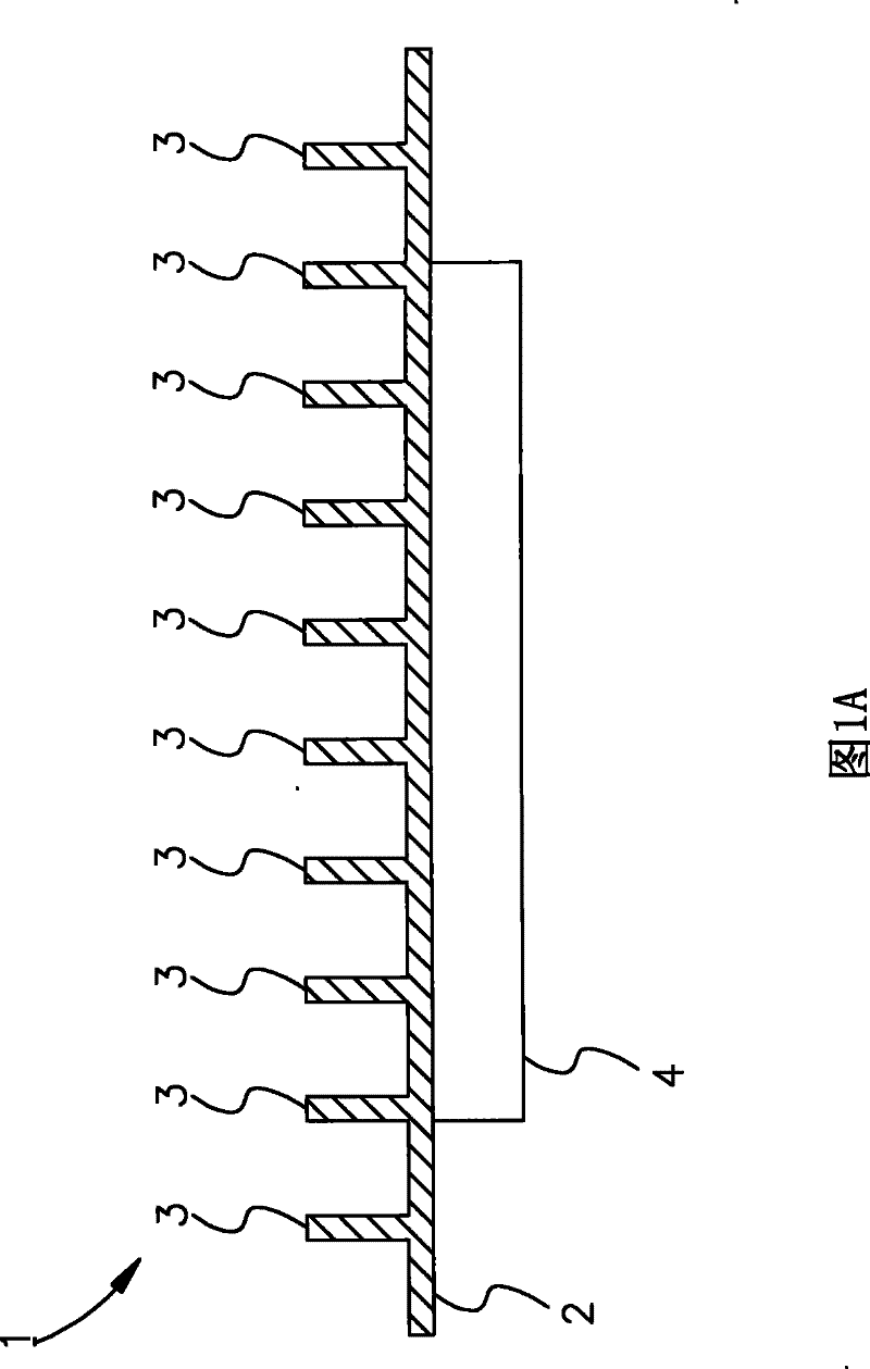 Radiating structure and molding method thereof