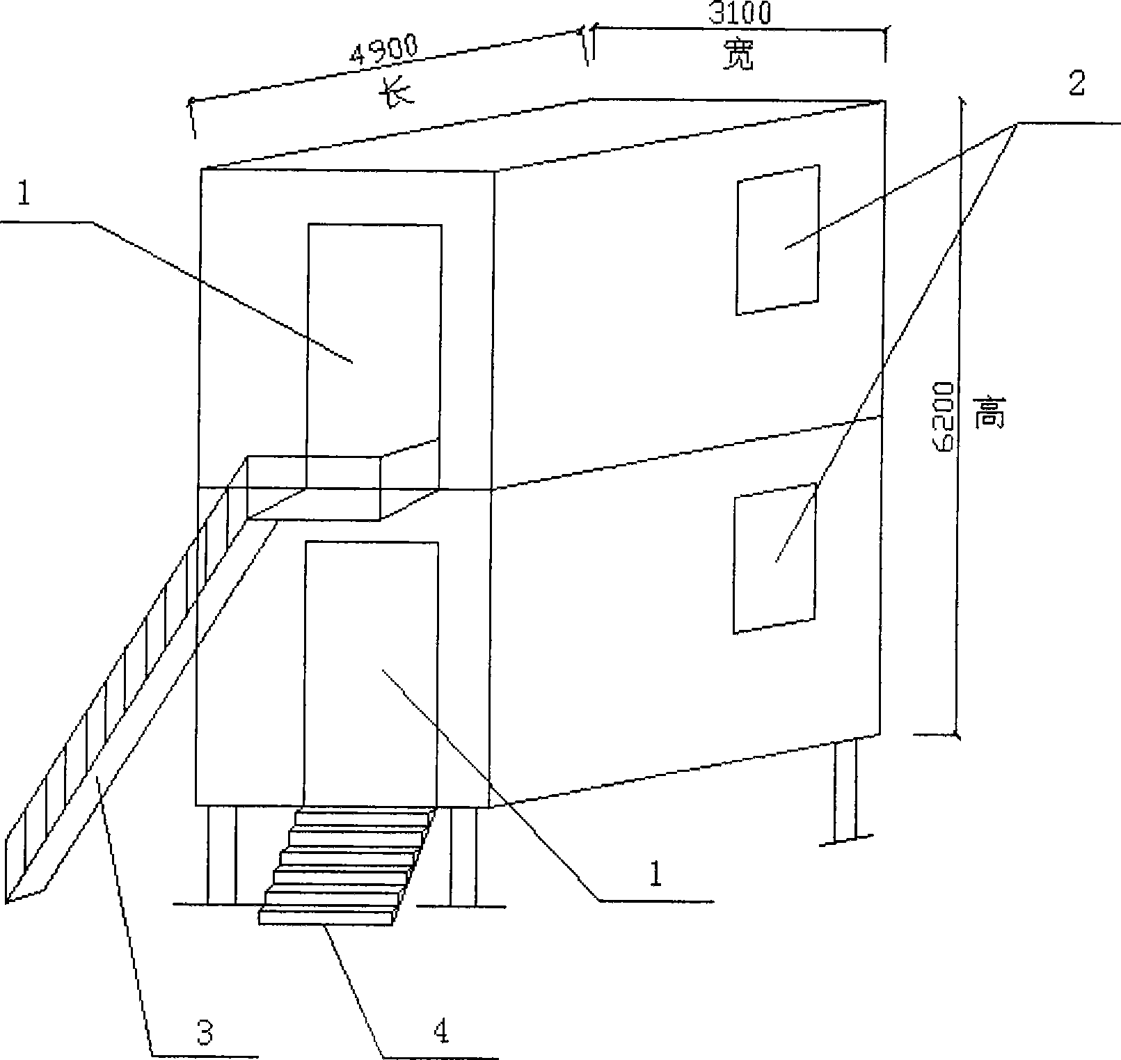 Drainage pipeline noise detection chamber and its detection method