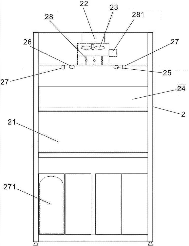 Automatic fire extinguishing device for kitchen exhaust hood