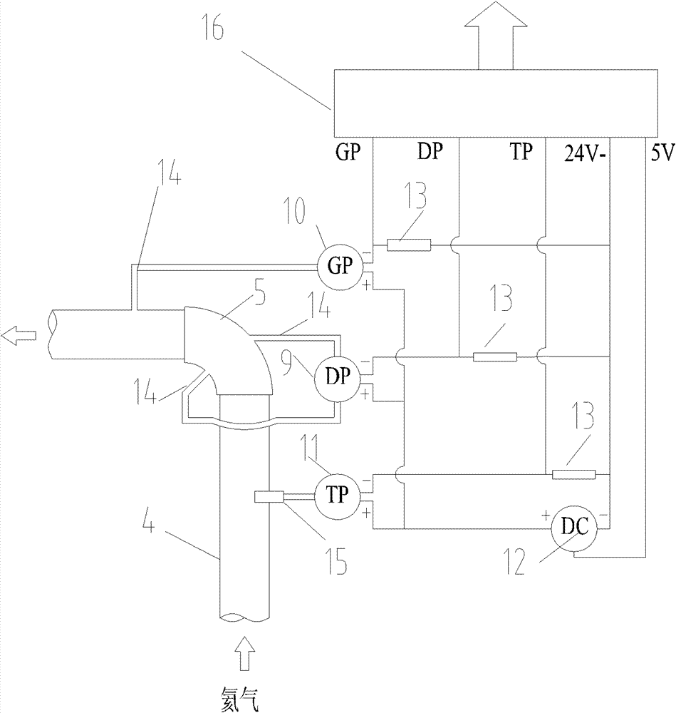 System and method for directly measuring total helium mass flow rate of primary loop of high-temperature gas cooled reactor