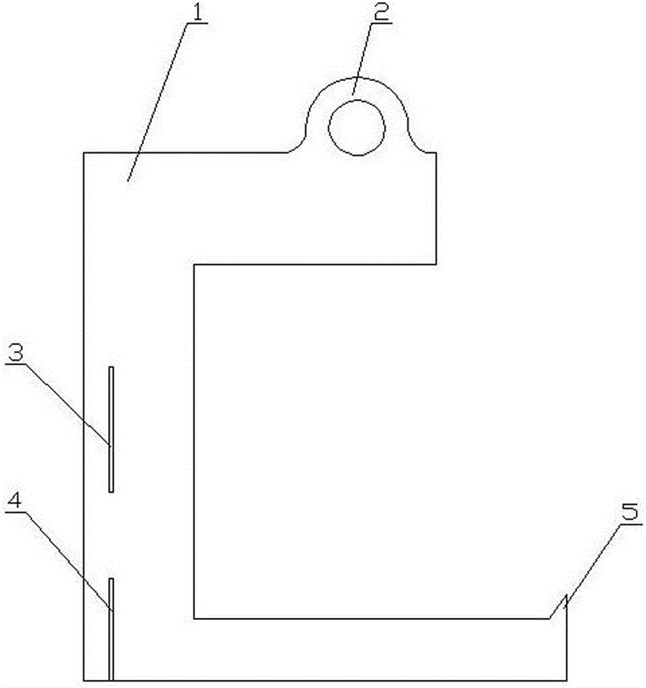 C-shaped hook for hoisting steel coils