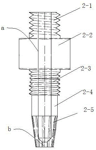 Forming device for drilling multiple holes in glassware bottom through one-time fire