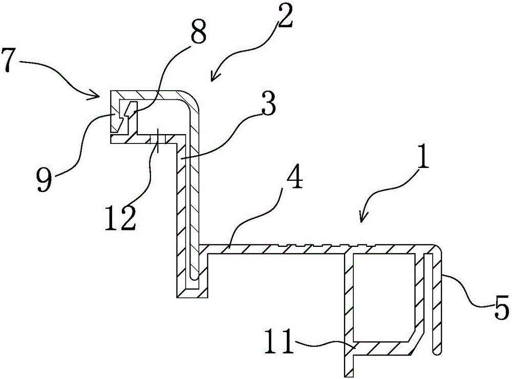 Square frame of refrigerator