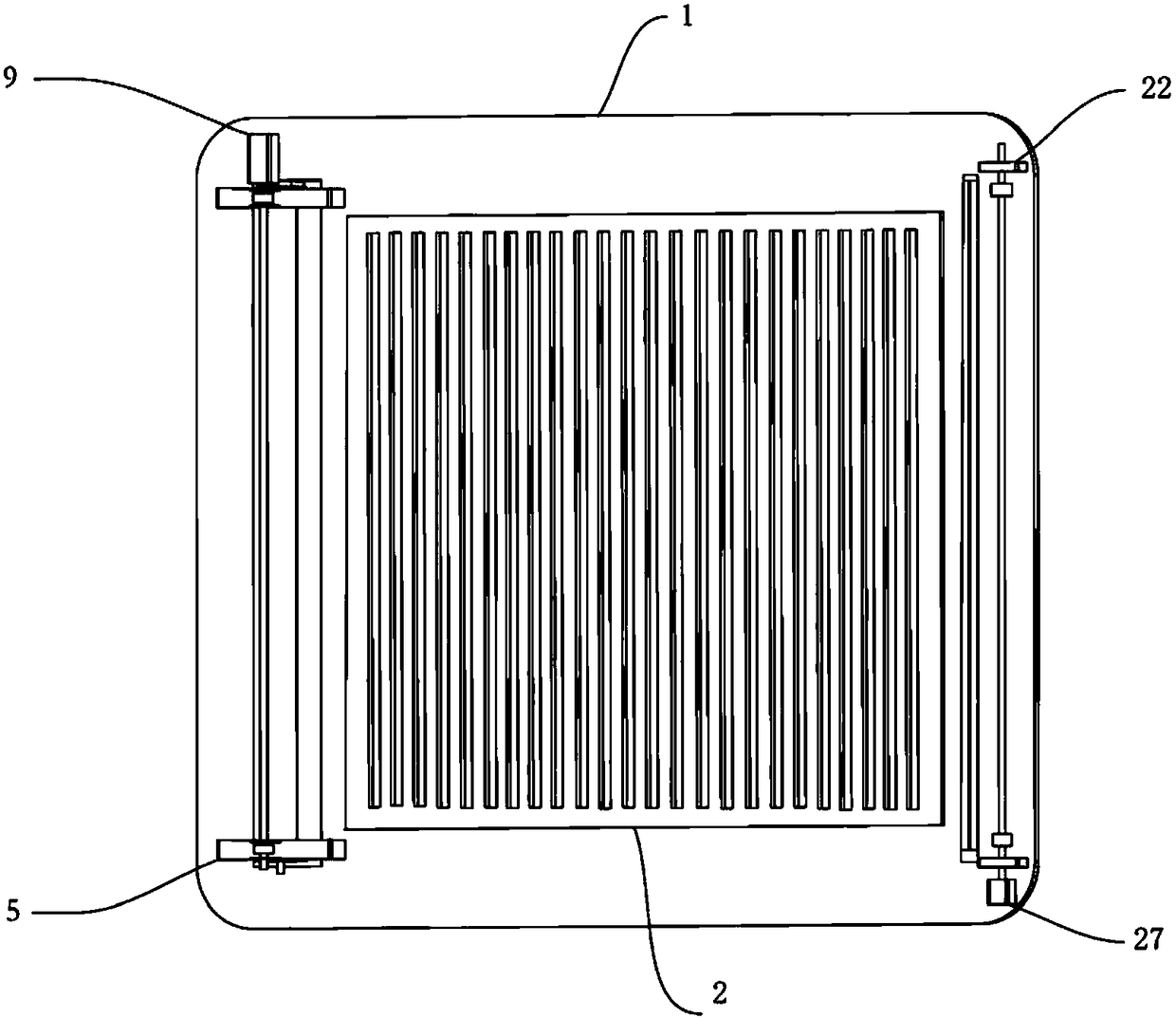 Filter net automatic renewal device and air conditioner with same