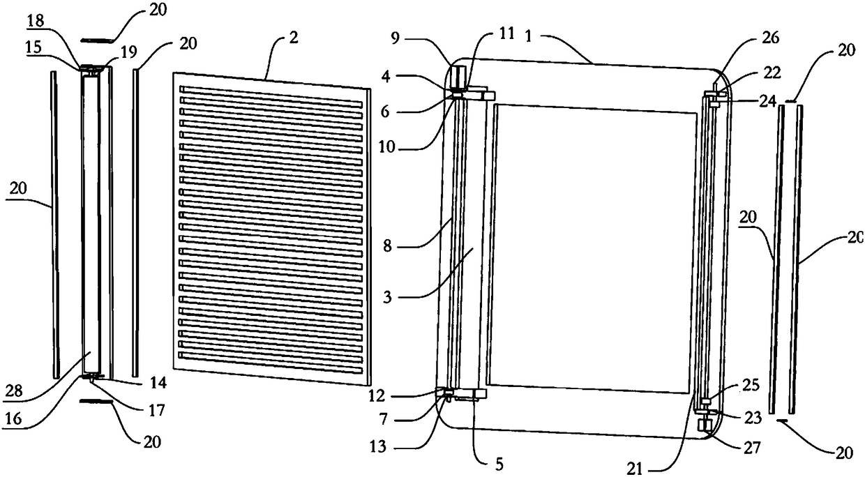 Filter net automatic renewal device and air conditioner with same