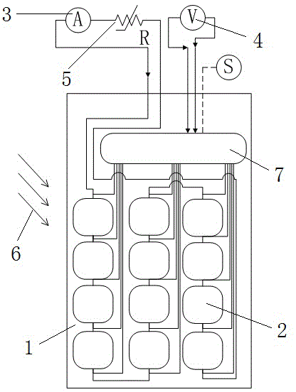 Simulation boundary scanning-based photovoltaic panel detection system and method