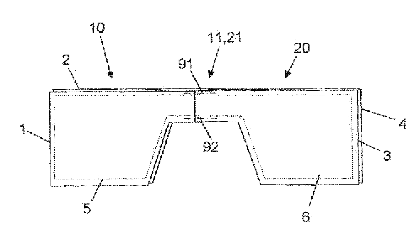 Airbag for a vehicle passenger-protecting system and a method for producing the same