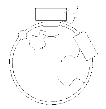 Radiotherapy device for stereo positioning of head