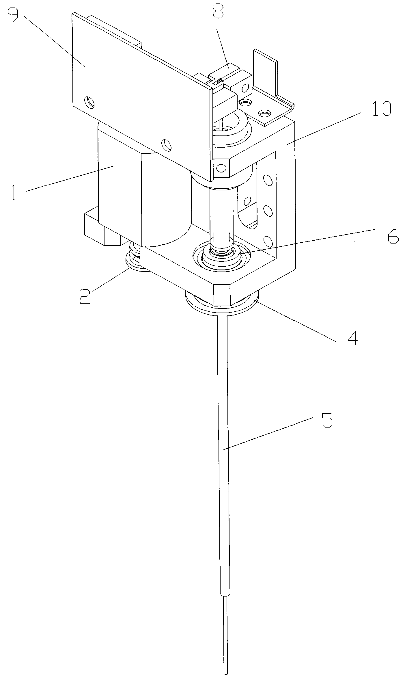 Integrated sample needle loading and stirring system