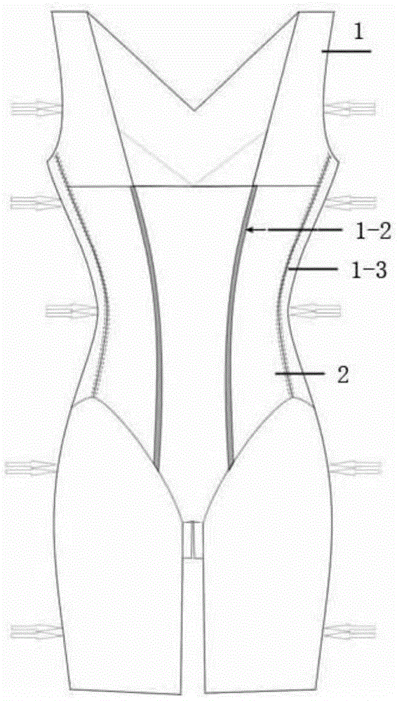 A shaping combined underwear combined with women's menstrual cycle and its wearing method