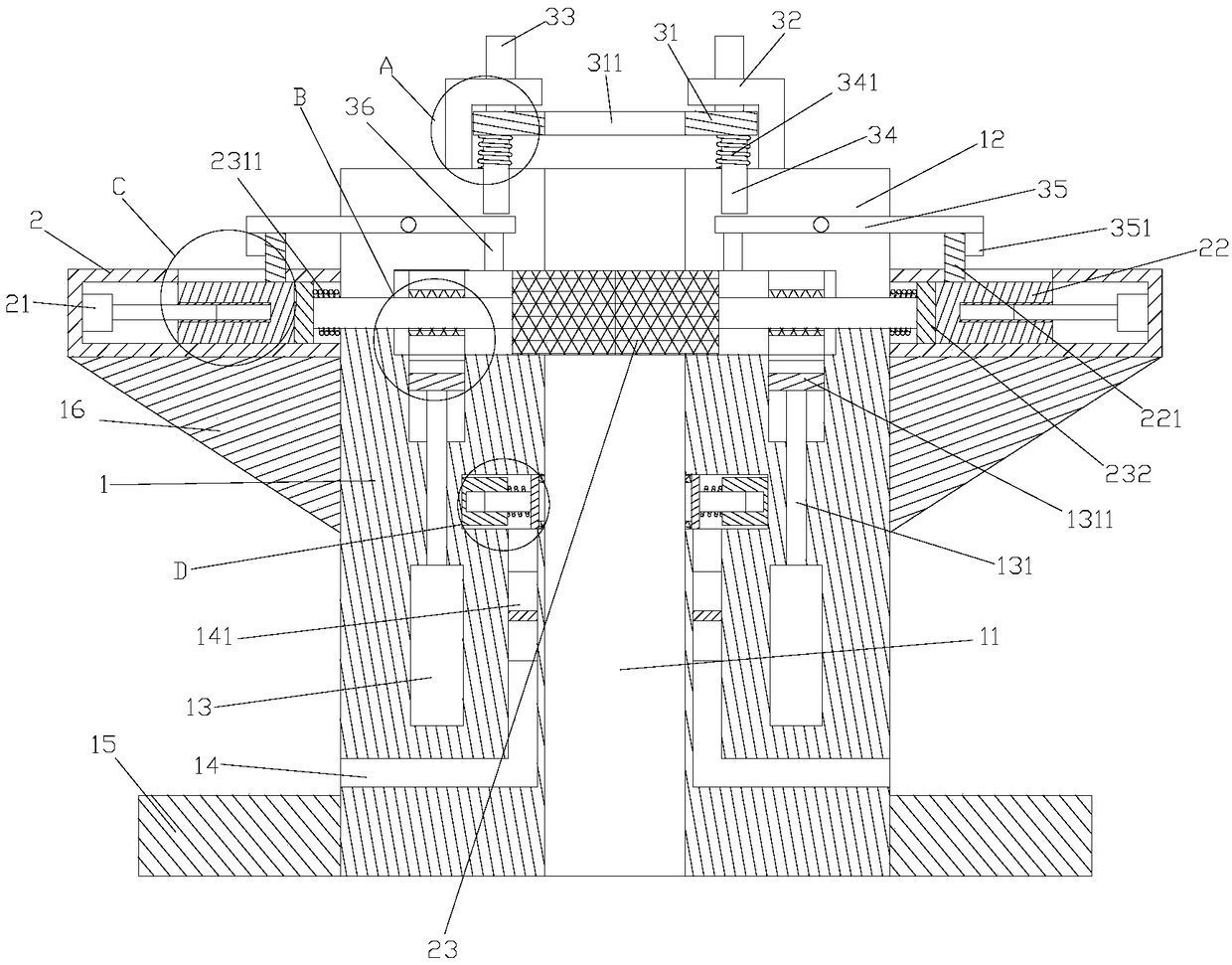 Blowout preventer facilitating fixation of oil delivery tube