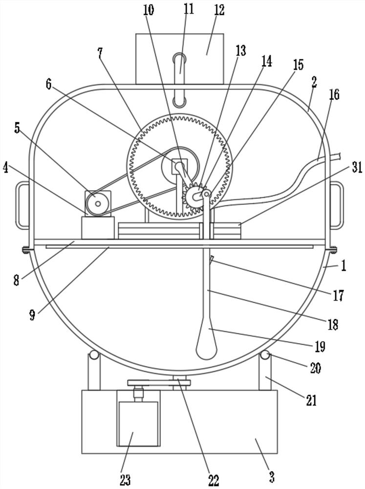 Dough kneading device for processing dough leaves with uniform rolling