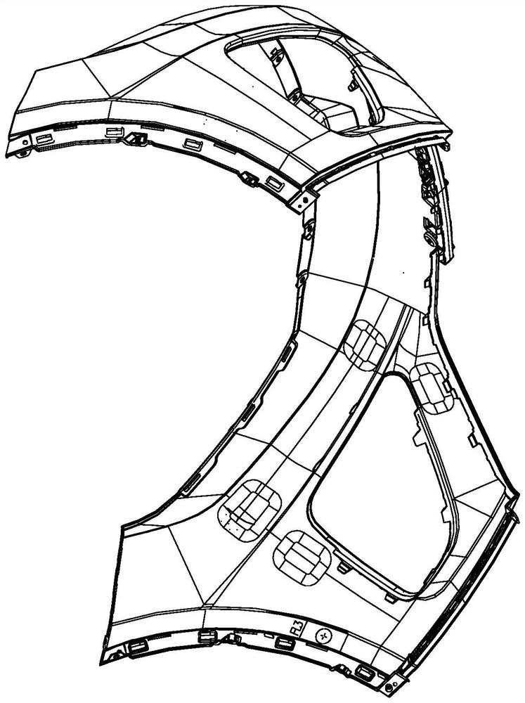 Double-vibrating-needle pitched roof control mechanism