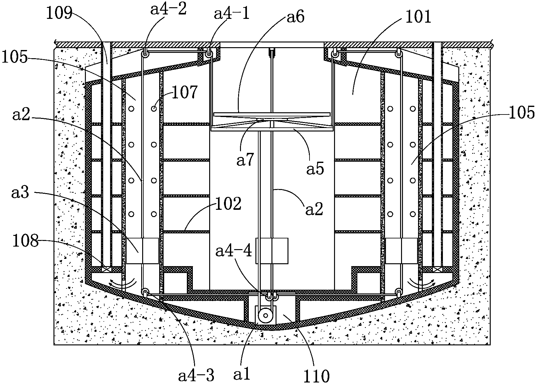 Cylinder-type stereo garage