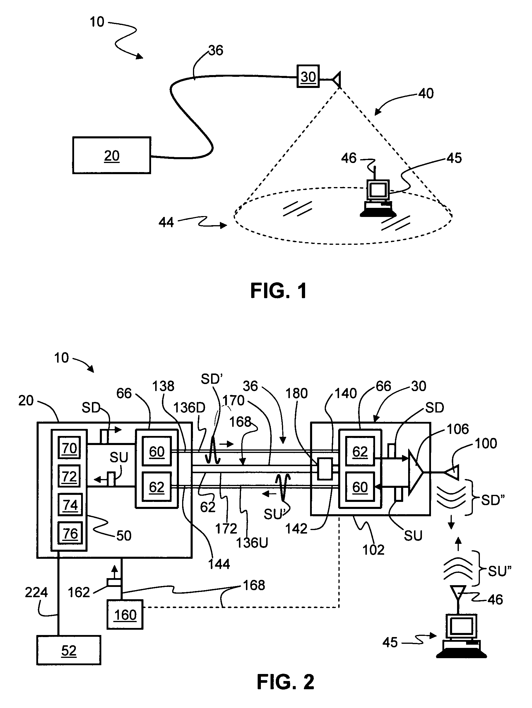 Transponder systems and methods for radio-over-fiber (RoF) wireless picocellular systems