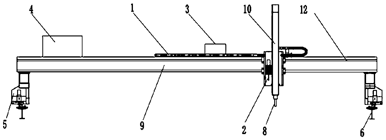 Automatic cleaning device and method for converter inclined plate sedimentation tanks