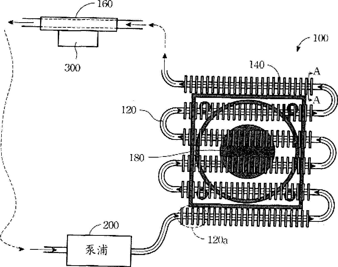 Radiating module