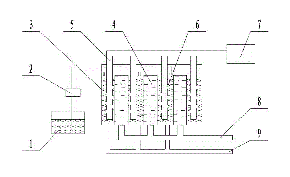 Device for extracting protein from corn starch wastewater and preparation method for device