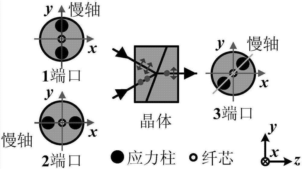 Mixed coherent polarization method based on phase control and polarization control
