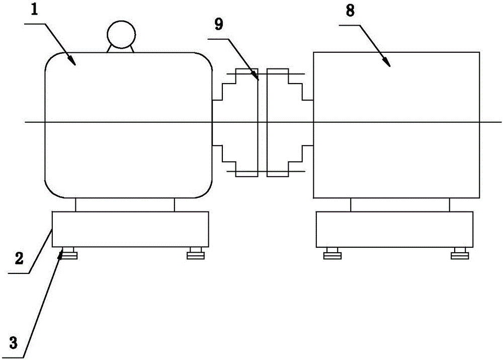 Precise regulating and aligning device of shaft coupler
