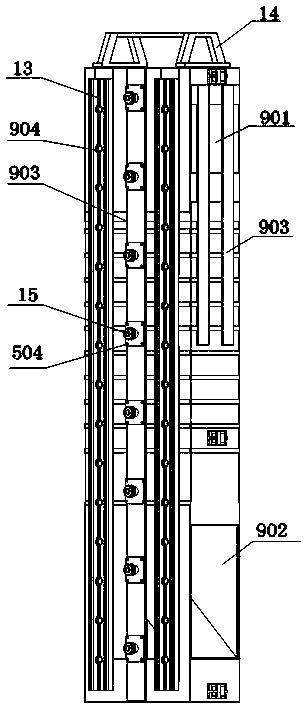 Vertical linear motor assisted driving type super-deep well extra-large-tonnage skip hoisting system