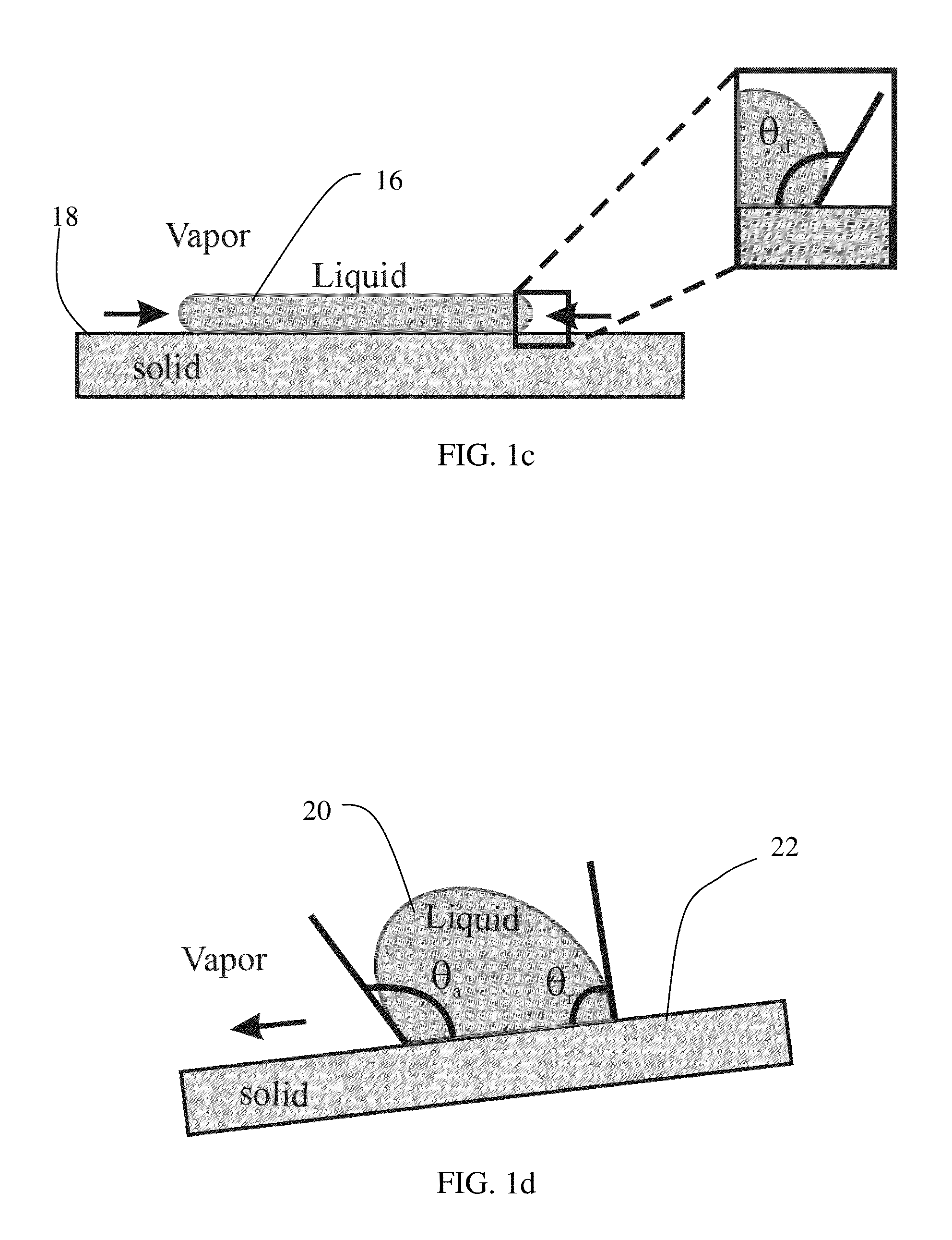 Articles for manipulating impinging liquids and methods of manufacturing same