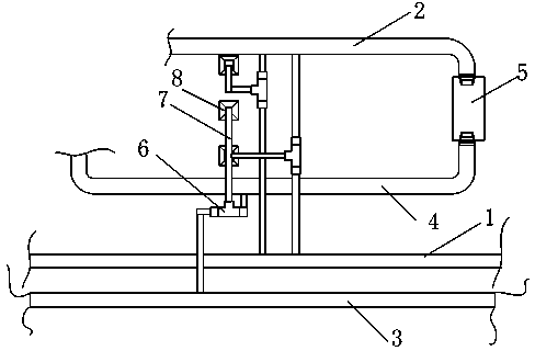 Air pipe type ventilation device used for factory building