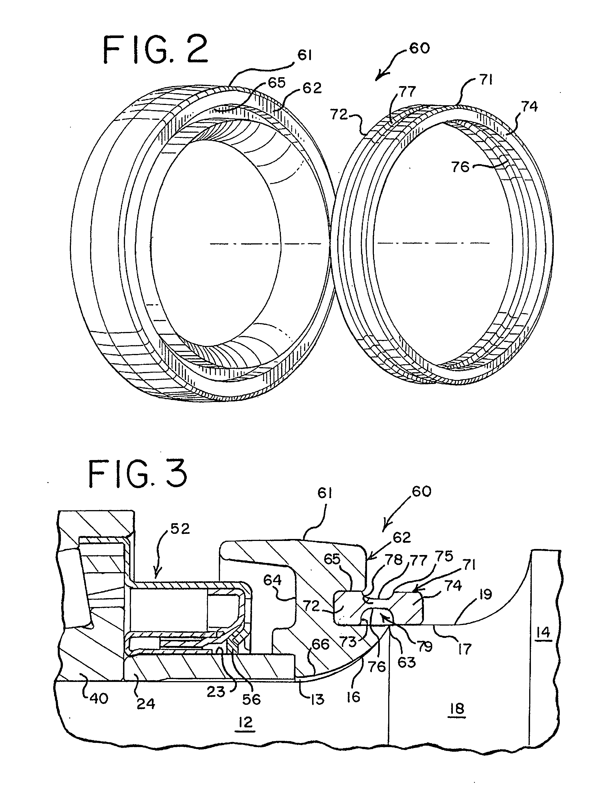 Roller bearing backing ring