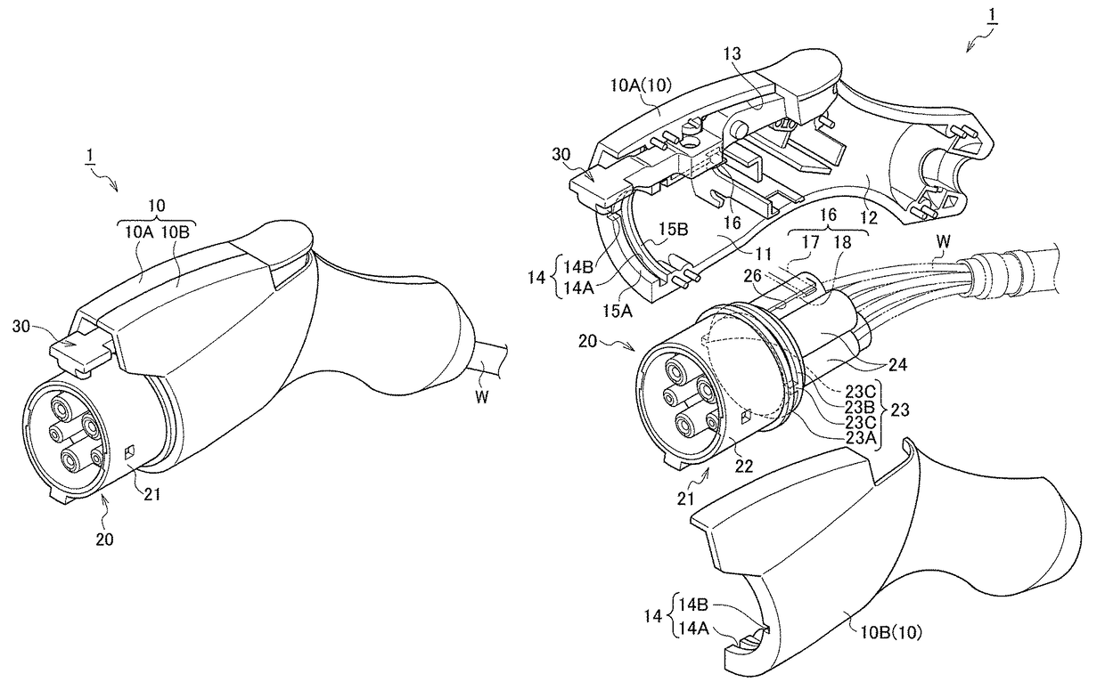 Charge connector