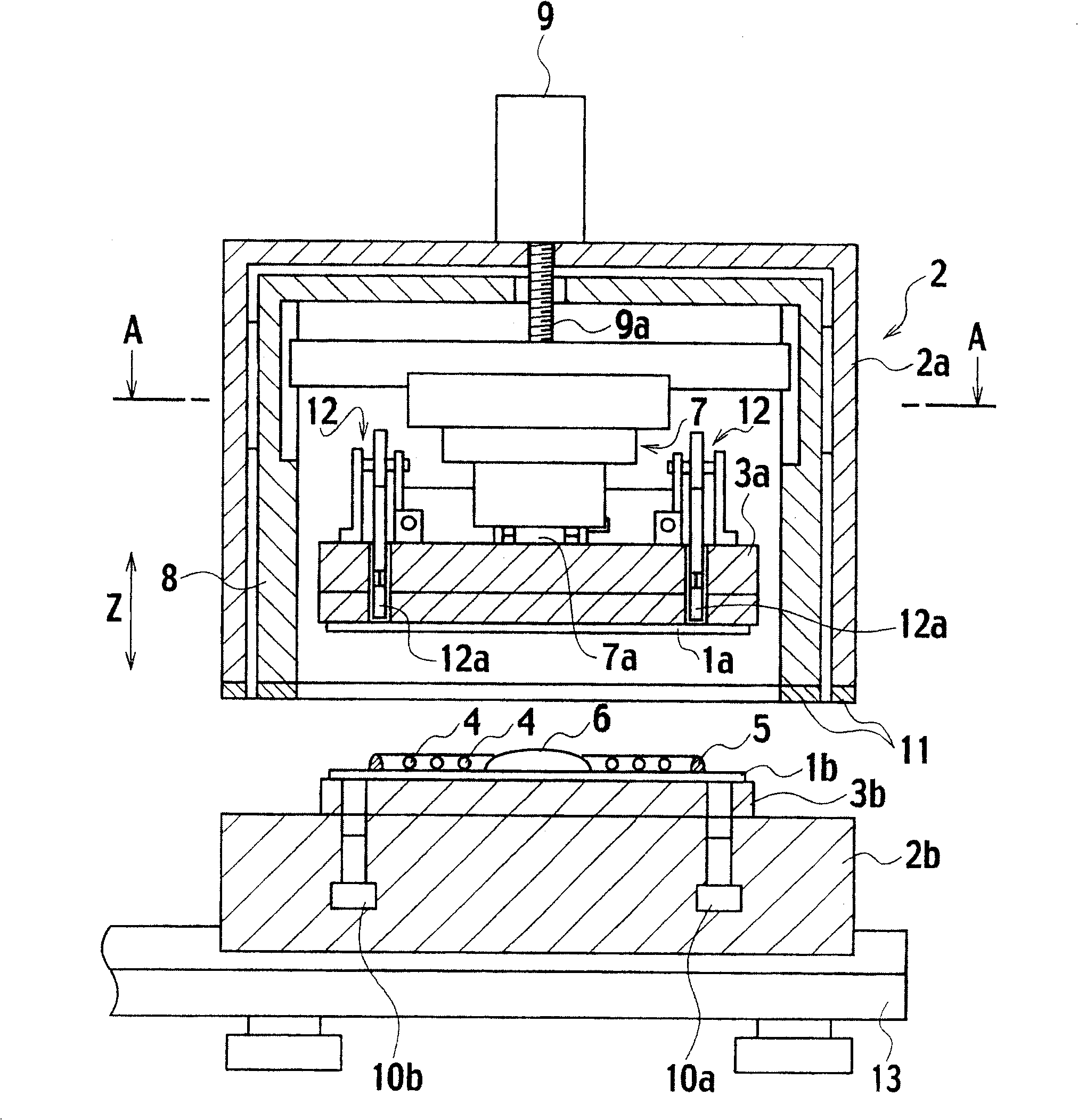 Apparatus and method for base plate conglutination