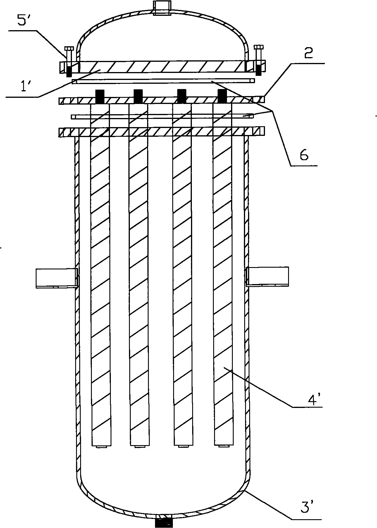 Improved structure of filter vat