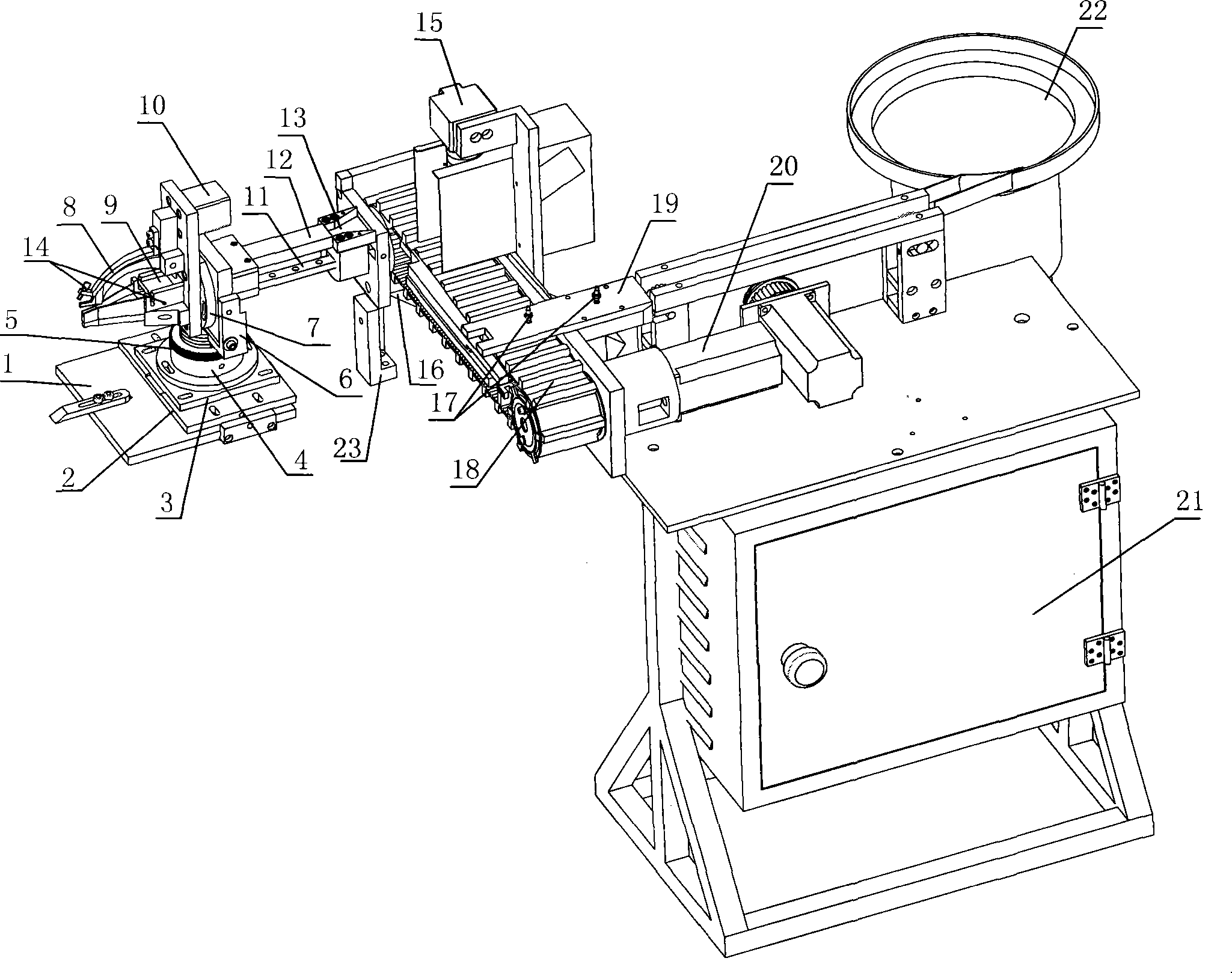 Shuttlecock feather piece automatic arranging and feather planting method and equipment