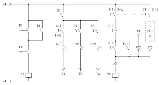 Modular redundancy control device for electric control system of integrated sewage pump station