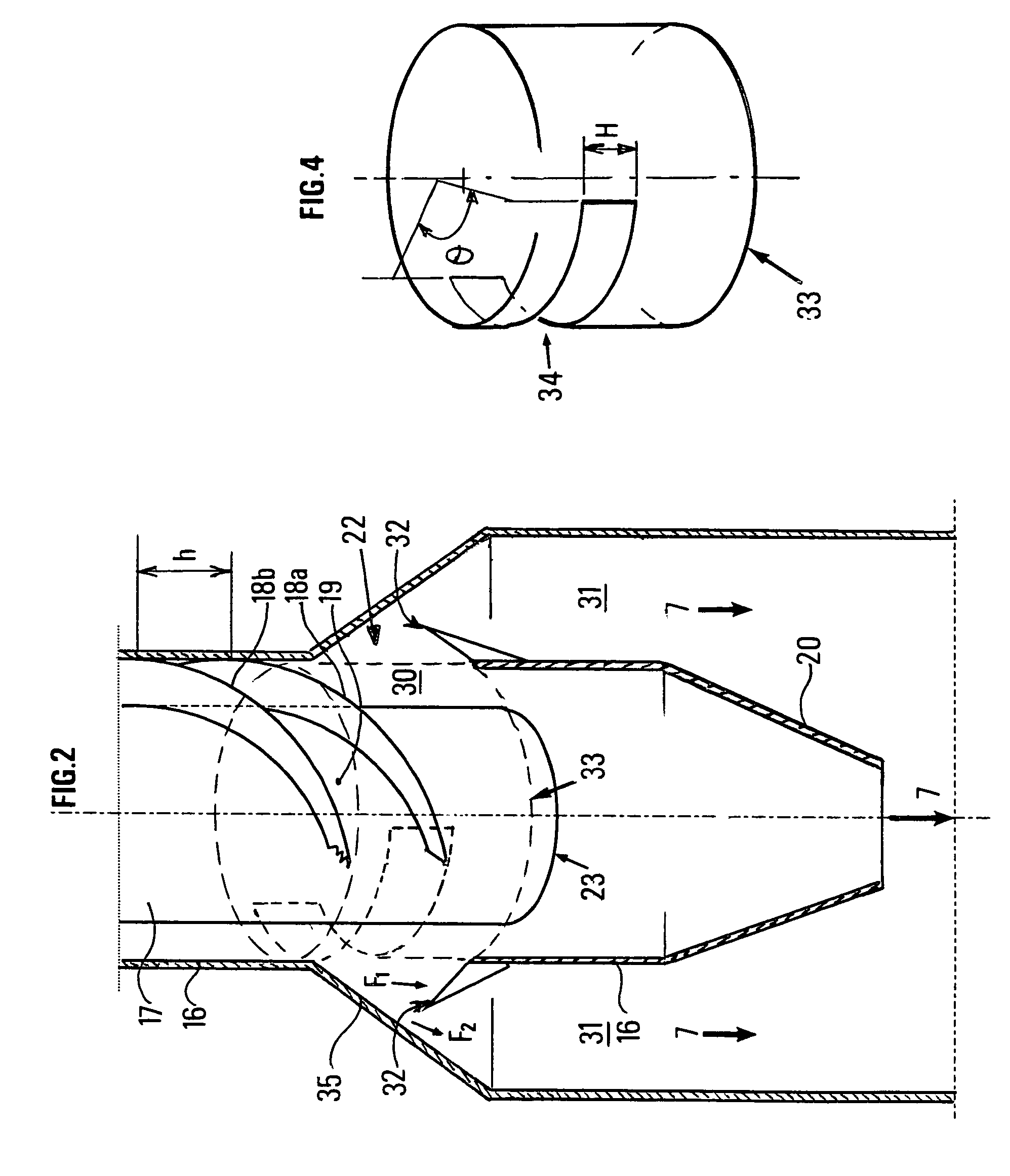Separation device comprising a tubular electrocoalescer