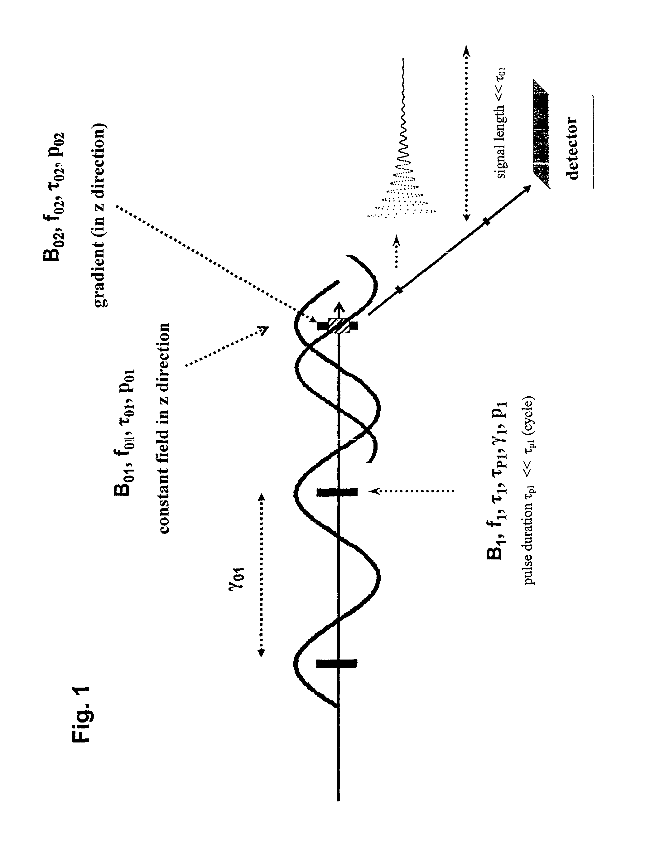 Method for examining the nuclear magnetic resonance in a sample and device for carrying out the method