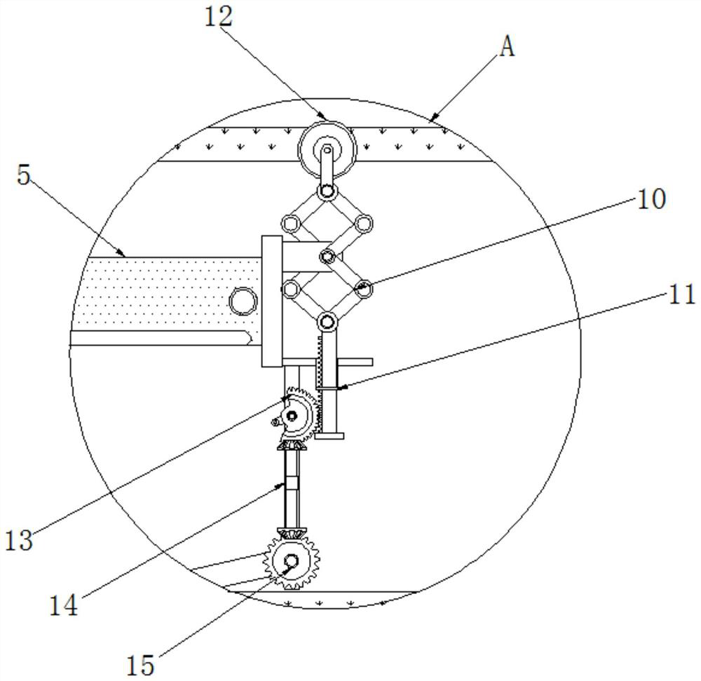 Mechanical device for removing wound yarn from warp beam of textile machinery
