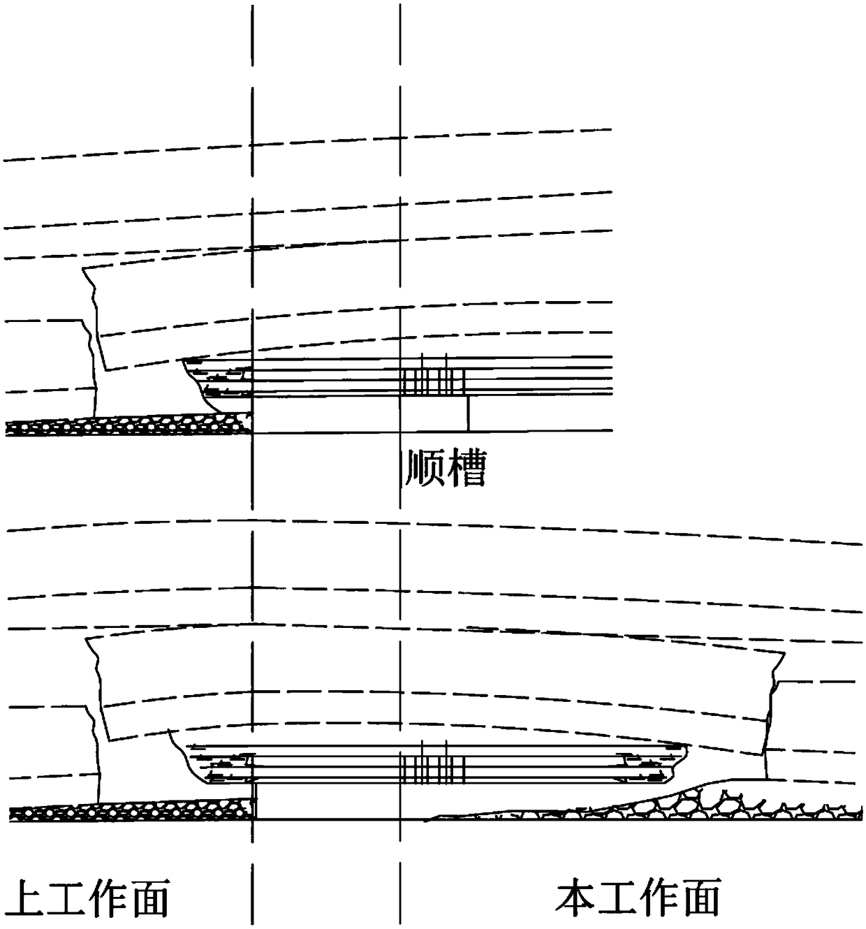 Method for preventing long-distance roof suspending of crossheading goaf based on roof cutting pressure relief