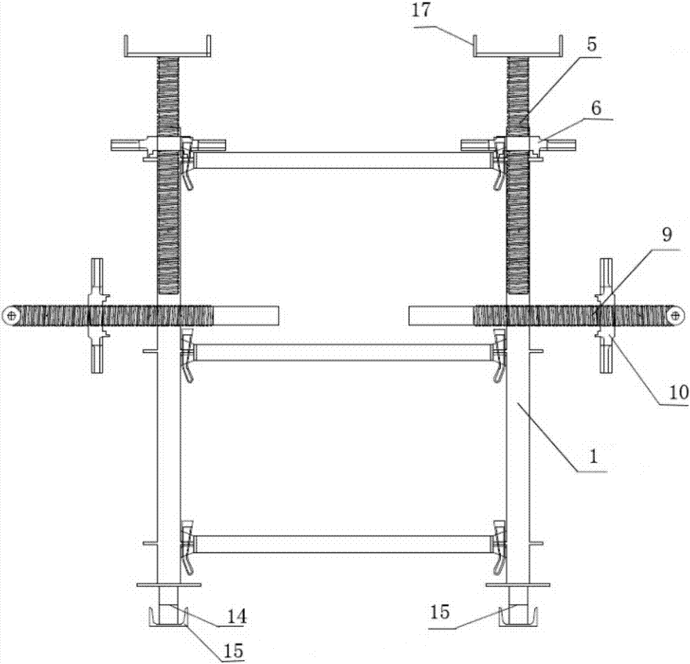 Telescopic movable type formwork driving system, formwork system and construction method of formwork system