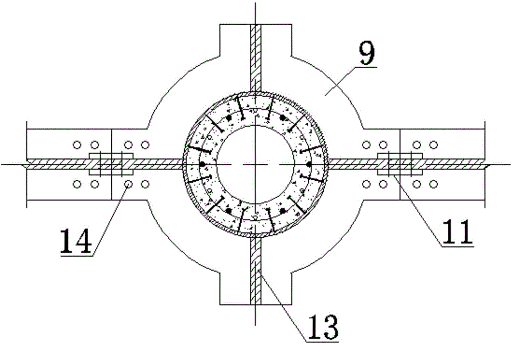 Assembling type frame structure