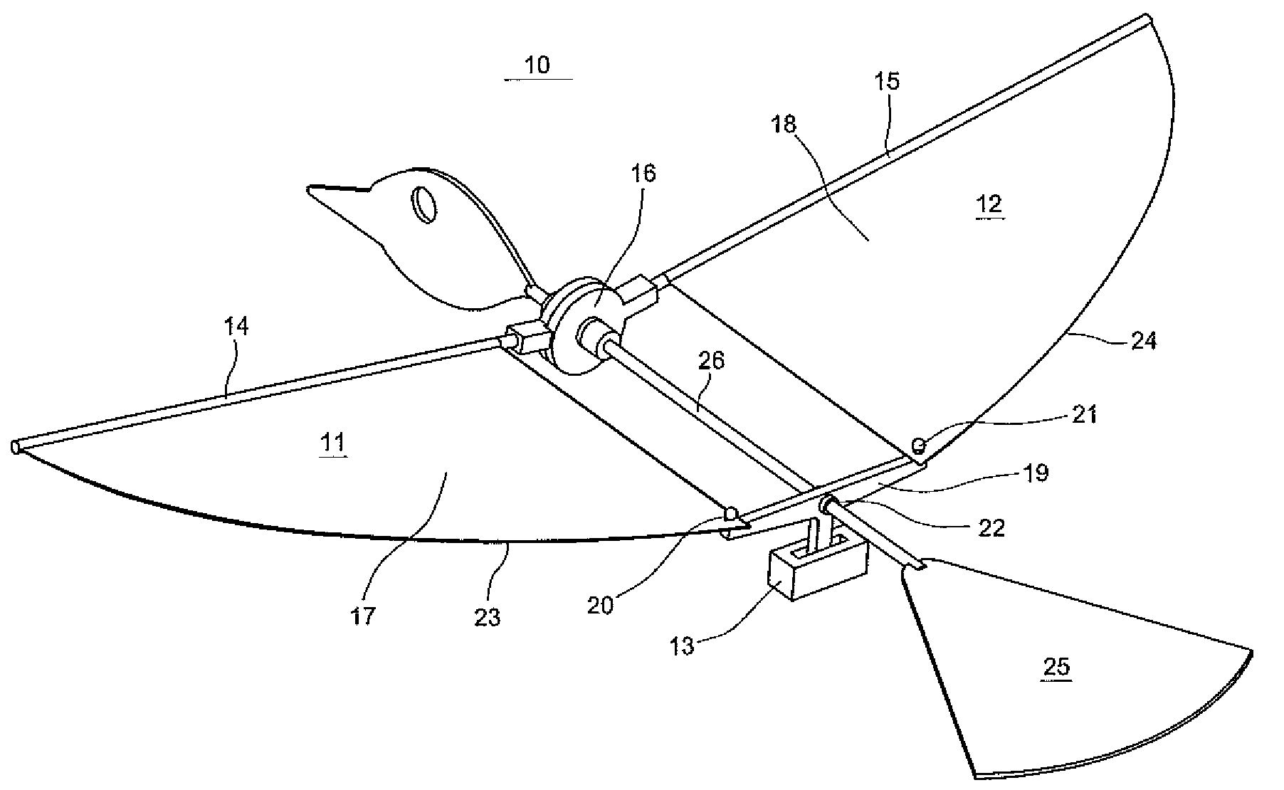 System for controlling flight direction
