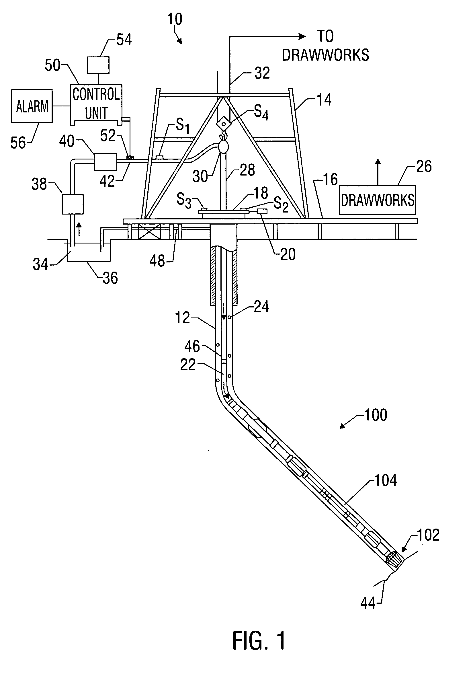 Modular drilling apparatus with power and/or data transmission