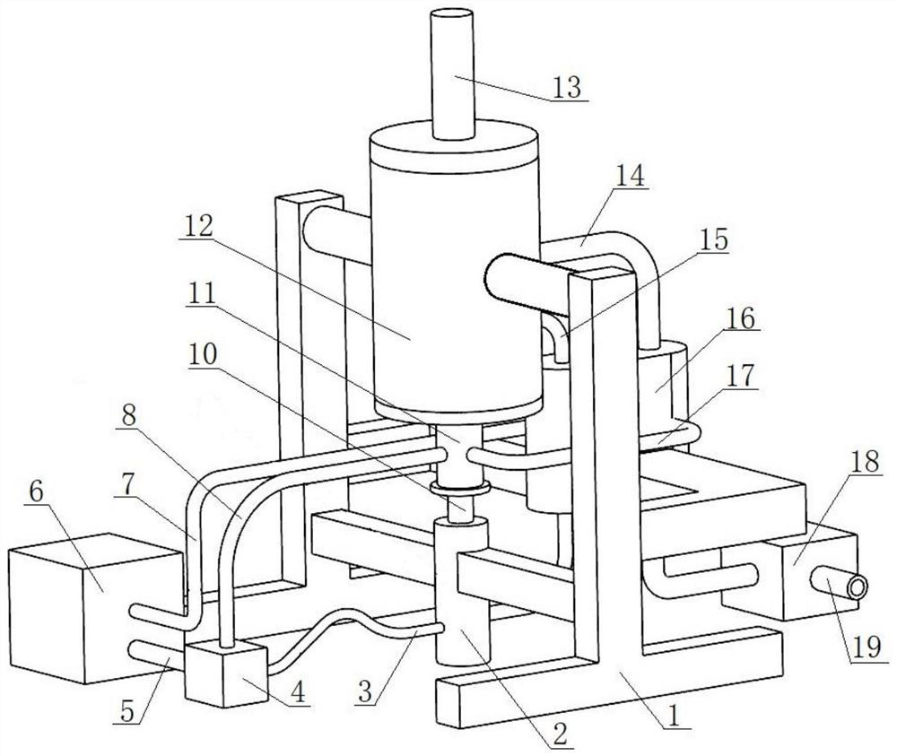 Hydraulic cylinder for high-speed and high-temperature environment