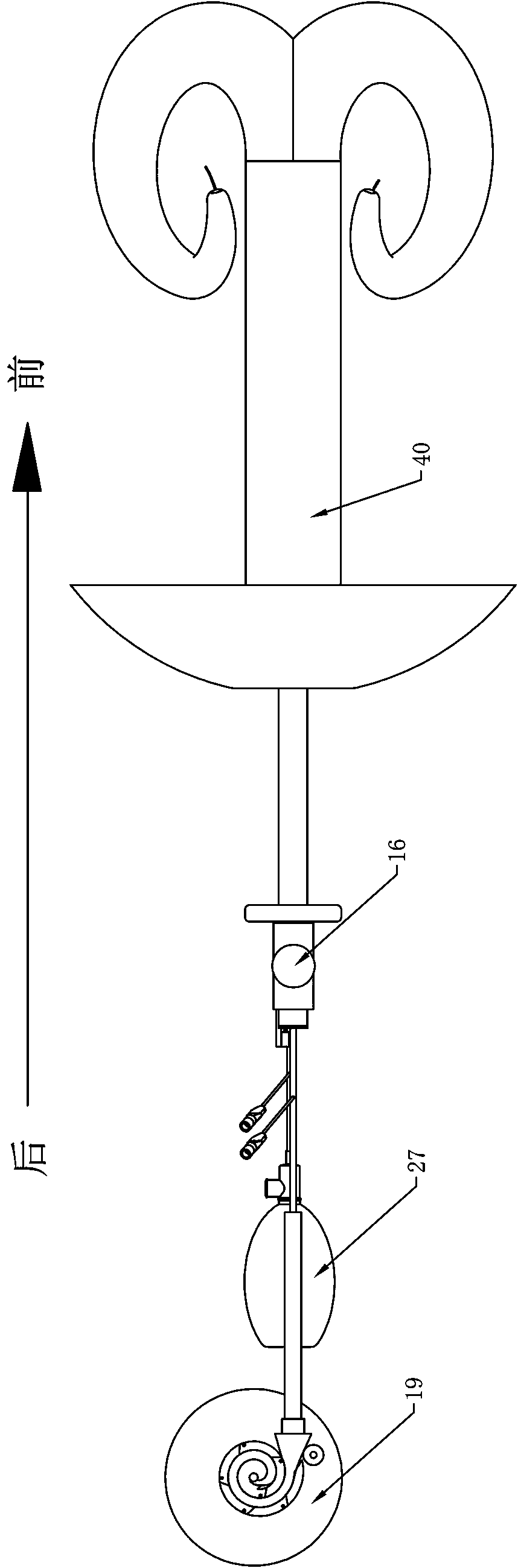 Uterus ovary multi-part accurate dosing and artificial insemination device special for cows