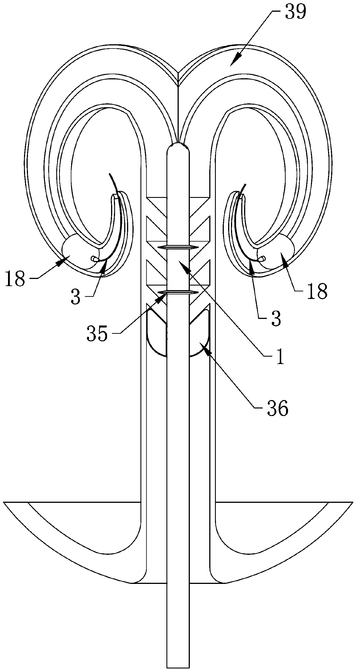 Uterus ovary multi-part accurate dosing and artificial insemination device special for cows