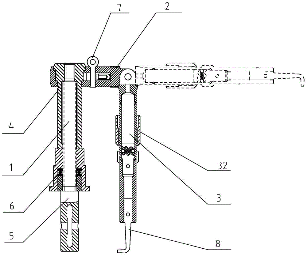 A spacer rod replacement tool