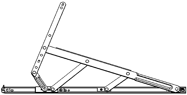 Hinge suitable for firefighting smoke exhaust window