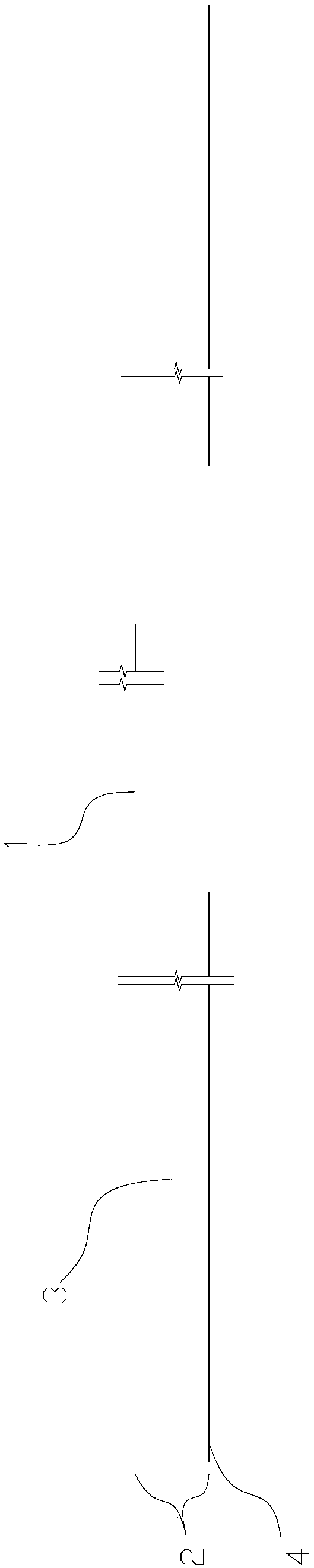 Structure for improving stability of soft body mattress and grating procedure in strong wind deep water area and its construction method