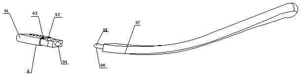 Glasses frame capable of adjusting tightness