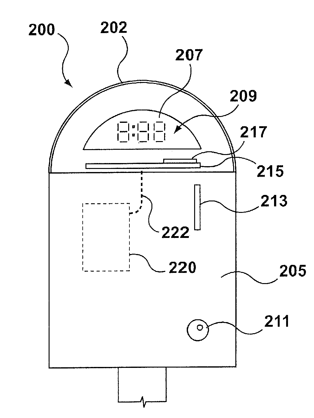 Data collection system for electronic parking meters