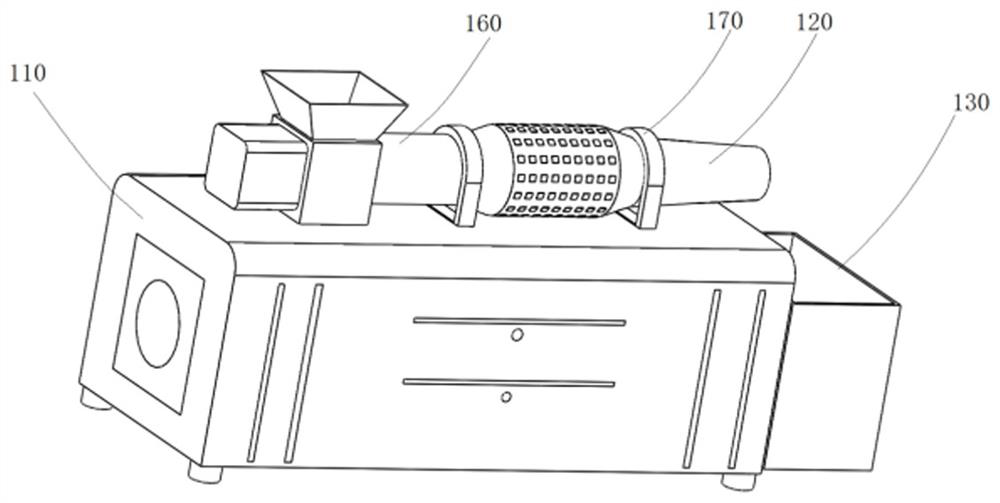 Noodle forming processing equipment based on magnetic spheres and processing method thereof